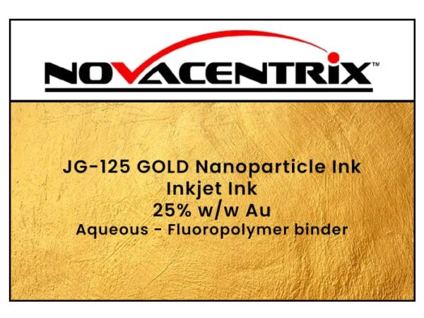 JG-125 Gold Nanoparticle Description Card