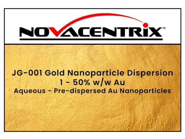 JG-001 Gold Nanoparticle Dispersion Description Card