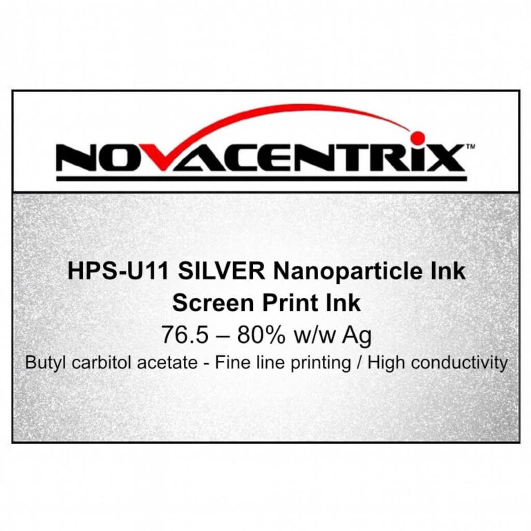 Printer Ink Silver HPS-U11 Silver Nanoparticle Ink - NovaCentrix